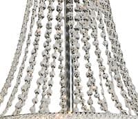 Adrian Pendant 3 Tier 29 Light E14 Polished Chrome and Crystal (Pallet Only), Requires Construction