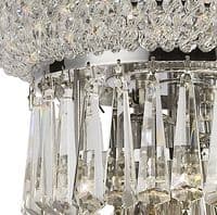 Adrian Pendant 9 Light E14 Polished Chrome and Crystal
