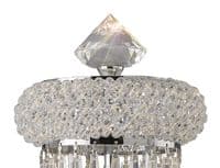 Adrian Table Lamp 5 Light E14 Polished Chrome and Crystal