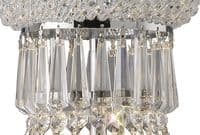 Adrian Table Lamp 5 Light E14 Polished Chrome and Crystal