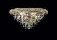 Adrian Wall Lamp Medium 3 Light E14 Polished Chrome and Crystal