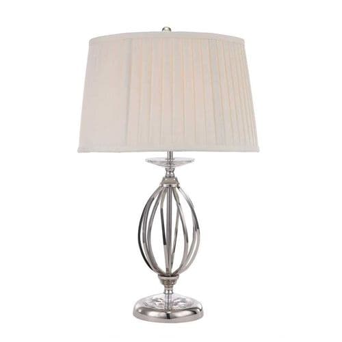 Aegean 1 Light Table Lamp in Polished Nickel AG-TL-POL-NICKEL