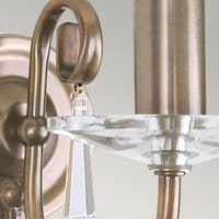 Aegean 1 Light Wall Light in Aged Brass AG1-AGED-BRASS