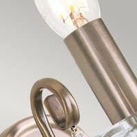 Aegean 1 Light Wall Light in Aged Brass AG1-AGED-BRASS
