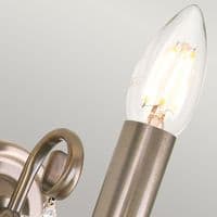 Aegean 1 Light Wall Light in Aged Brass AG1-AGED-BRASS