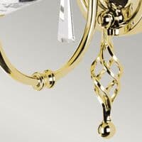 Aegean 1 Light Wall Light in Aged Brass AG1-POL-BRASS