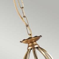 Aegean 3 Light Chandelier in Aged Brass AG3-AGED-BRASS