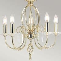 Aegean 5 Light Chandelier in Polished Brass AG5-POL-BRASS