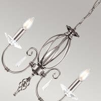 Aegean 5 Light Chandelier in Polished Nickel AG5-POL-NICKEL
