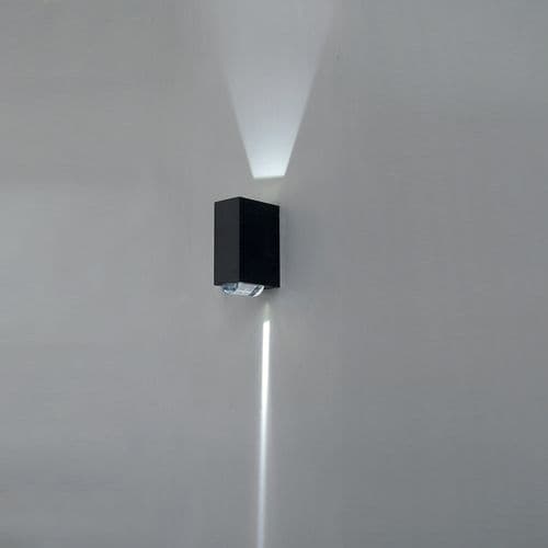 Agner 2 Light Wall Light 2 Way Directional in Graphite Grey in 3000k