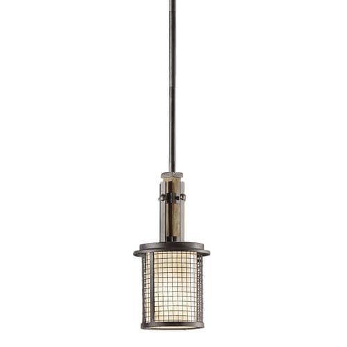 Ahrendale 1 Light Mini Pendant Brown Iron Mesh KL-AHRENDALE-MP