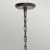 Ahrendale 4 Light Chandelier Light Brown Iron Mesh KL-AHRENDALE4