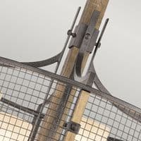 Ahrendale 4 Light Chandelier Light Brown Iron Mesh KL-AHRENDALE4
