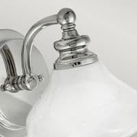 Ainsley 1 Light Bathroom IP44 Wall Light in Polished Chrome HK-AINSLEY1-BATH