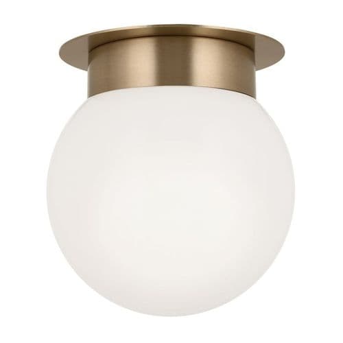 Albers Flush 1 lt Ceiling Light - Champagne Bronze KL-ALBERS-F-G-CPZ