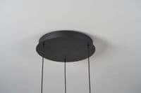 Alchemy  CSBCM14902 3 Light LED Black/Smoked Round Pendant