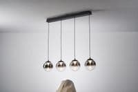 Alchemy  CSBCM14903 4 Light LED Black/Smoked Bar Pendant