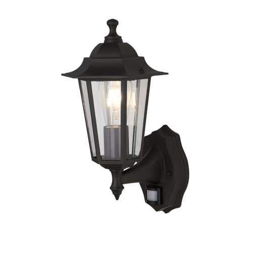 Alex Outdoor Wall Light - Black Metal & Glass