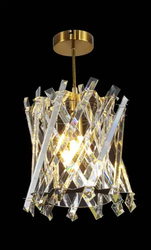 Alexander gold base crystal wall light LL8952G