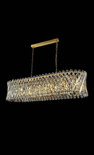 Alexander gold chains crystal 1.2-meter ceiling pendant LL8949G