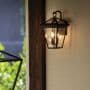 Alford Place 2 Light Medium Wall Lantern QN-ALFORD-PLACE2-M-MB