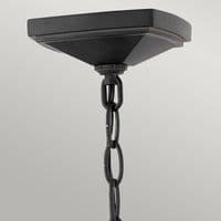 Alford Place 3 Light Black Large Chain Lantern QN-ALFORD-PLACE8-L-MB