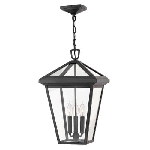 Alford Place 3 Light Black Large Chain Lantern QN-ALFORD-PLACE8-L-MB