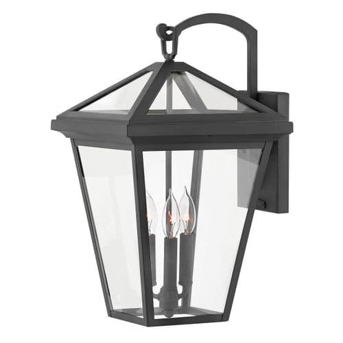 Alford Place 3 Light Black Large Wall Lantern QN-ALFORD-PLACE2-L-MB