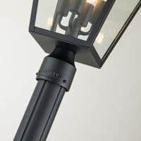 Alford Place 4 Light Black Lamp Post QN-ALFORD-PLACE5-L-MB