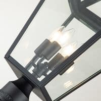 Alford Place 4 Light Black Lamp Post QN-ALFORD-PLACE5-L-MB