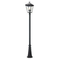 Alford Place 4 Light Black Lamp Post QN-ALFORD-PLACE5-L-MB