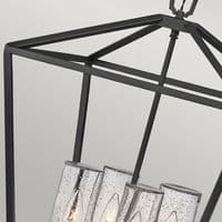 Alford Place 4 Light Black Outdoor Pendant QN-ALFORD-PLACE-4P-MB