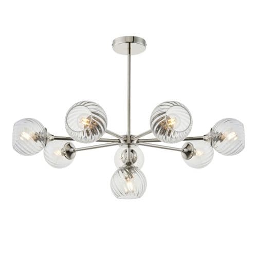 Allegra, 8Lt Pendant, Nickel