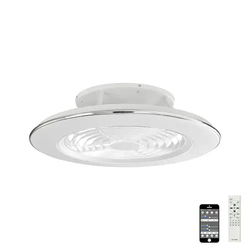 Almachar LED Dimmable Ceiling Light DC Reversible Fan White