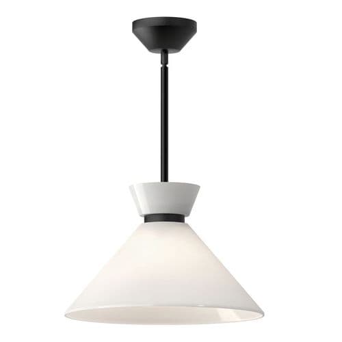 Alora Halston 1 lt Pendant - Matte Black ALM-HALSTON-P-M-BK