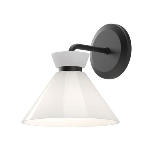 Alora Halston 1 lt Wall Light - Matte Black ALM-HALSTON-1WB-BK
