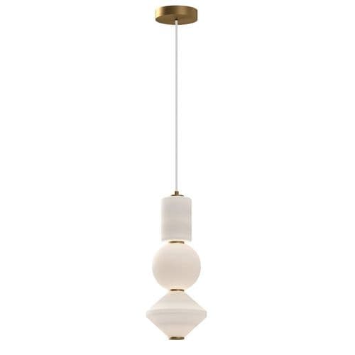 Alora Mood Bijou LED Pendant - Aged Gold ALM-BIJOU-P3-GD