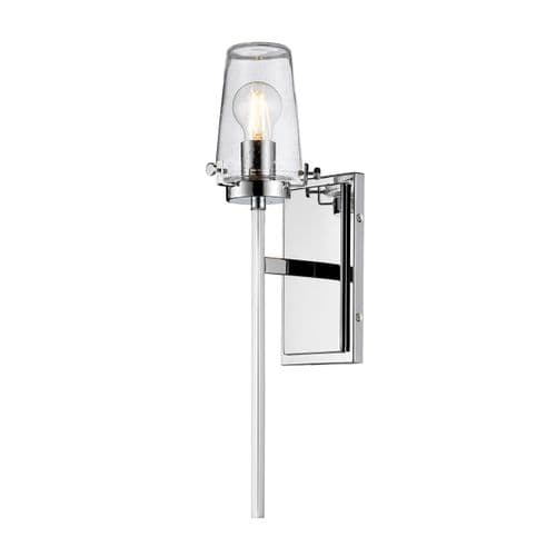 Alton 1 Bathroom Wall Light IP44 in Chrome KL-ALTON1-BATH-CH
