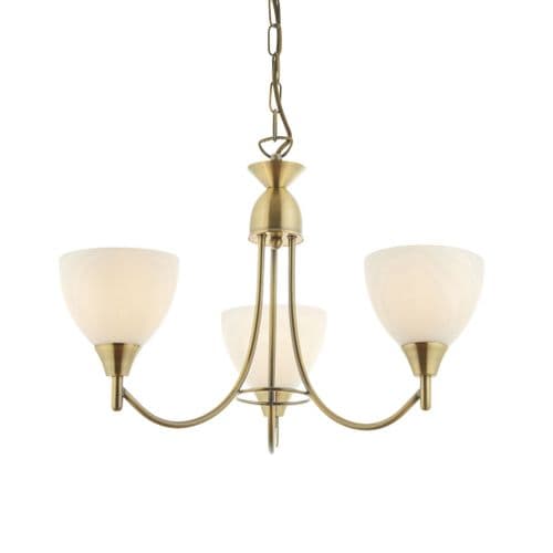 Alton, 3Lt Pendant, Brass