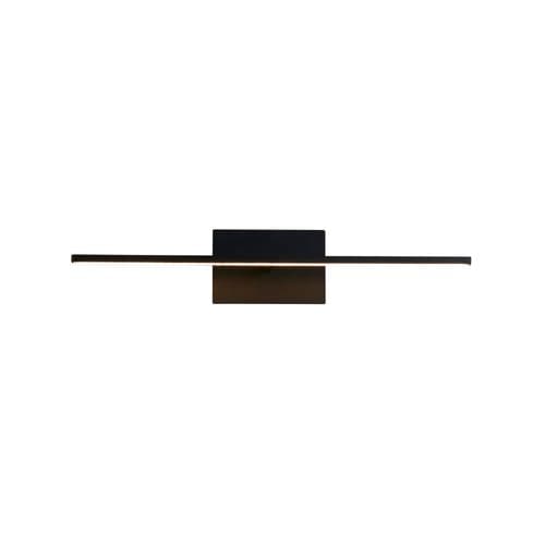 Amalfi LED Wall Light IP44, Matt Black Metal