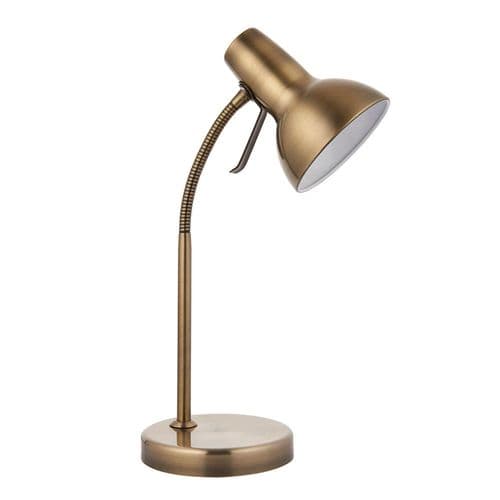 Amalfi, Task Table USB, Brass