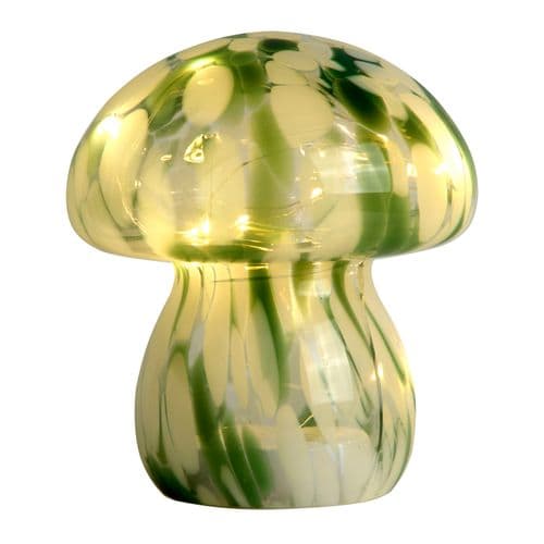 Amelia LED Green Mushroom Lamp