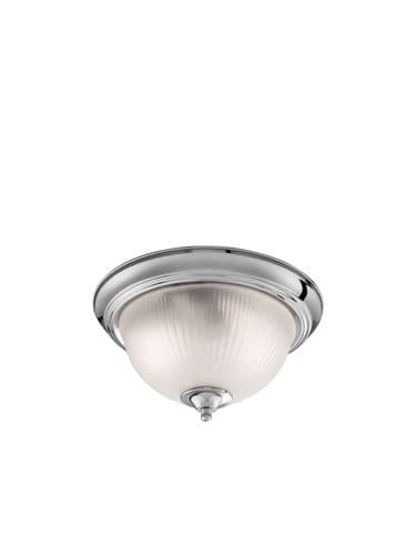 American Diner Flush - Satin Silver & Acid Glass