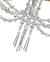 Ansel 3 Light Chandelier Pendant French Gold and Crystal
