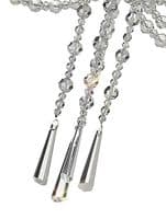 Ansel 3 Light  Chandelier Pendant E14 Polished Chrome and Crystal