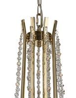 Ansel 8 Light Chandelier E14 French Gold and Crystal (Requires Construction)