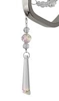 Ansel Wall Lamp 1 Light E14 Polished Chrome and Crystal