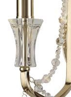 Ansel Wall Lamp 2 Light E14 French Gold and Crystal