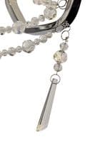Ansel Wall Lamp 2 Light E14 Polished Chrome and Crystal