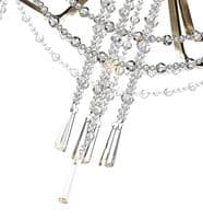 Ansel 6+3+3 Light Chandelier E14 French Gold and Crystal (Requires Construction)16.5kg